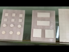 कस्टम 20% ज़िरकोनिया सिरेमिक टाइल लाइनर एंटी इम्पैक्ट सिरेमिक बैकिंग प्लेट