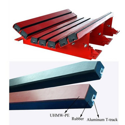 UHMWPE रबर पैड कन्वेयर इम्पैक्ट बार्स कन्वेयर सपोर्ट स्लाइडिंग इम्पैक्ट बार