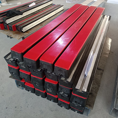 UHMWPE रबर पैड कन्वेयर इम्पैक्ट बार्स कन्वेयर सपोर्ट स्लाइडिंग इम्पैक्ट बार