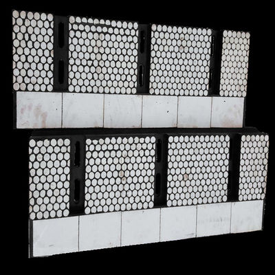 कन्वेयर सिरेमिक वियर लाइनर औद्योगिक सिरेमिक रबर लाइनर