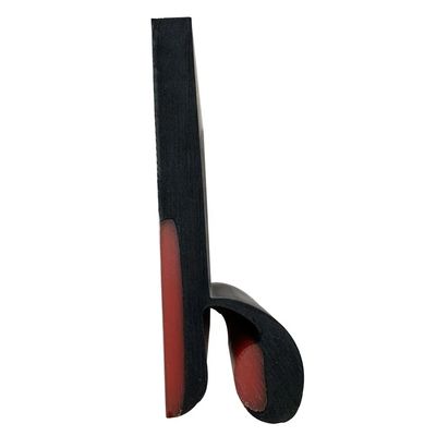 150 मिमी ऊंचाई कन्वेयर बेल्ट पॉलीयूरेथेन के साथ दोहरी रबर स्कर्टिंग बोर्ड